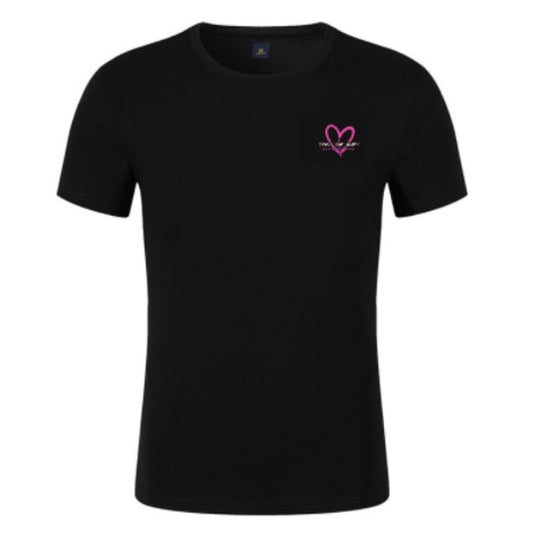 TYH TEE WITH PINK LOGO